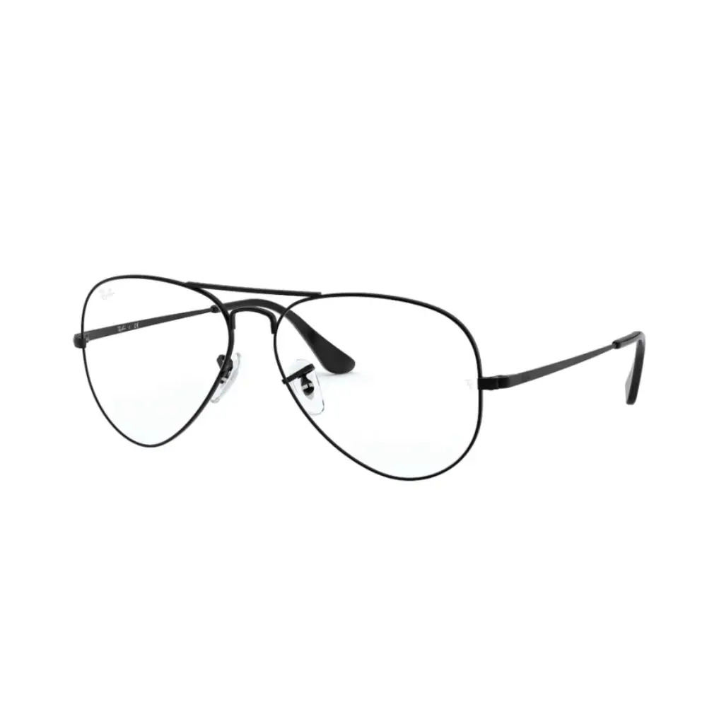 Occhiali Ray-Ban Aviator Metal II RB6489 montatura nera 2503 calibro 58/14