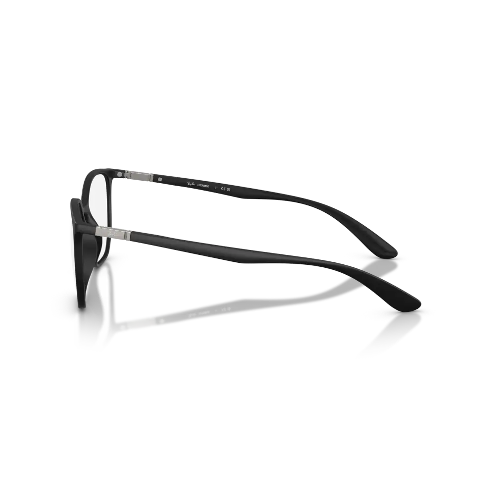Ray-Ban Elliot Liteforce RB7397 5204 occhiali da vista unisex neri rettangolari