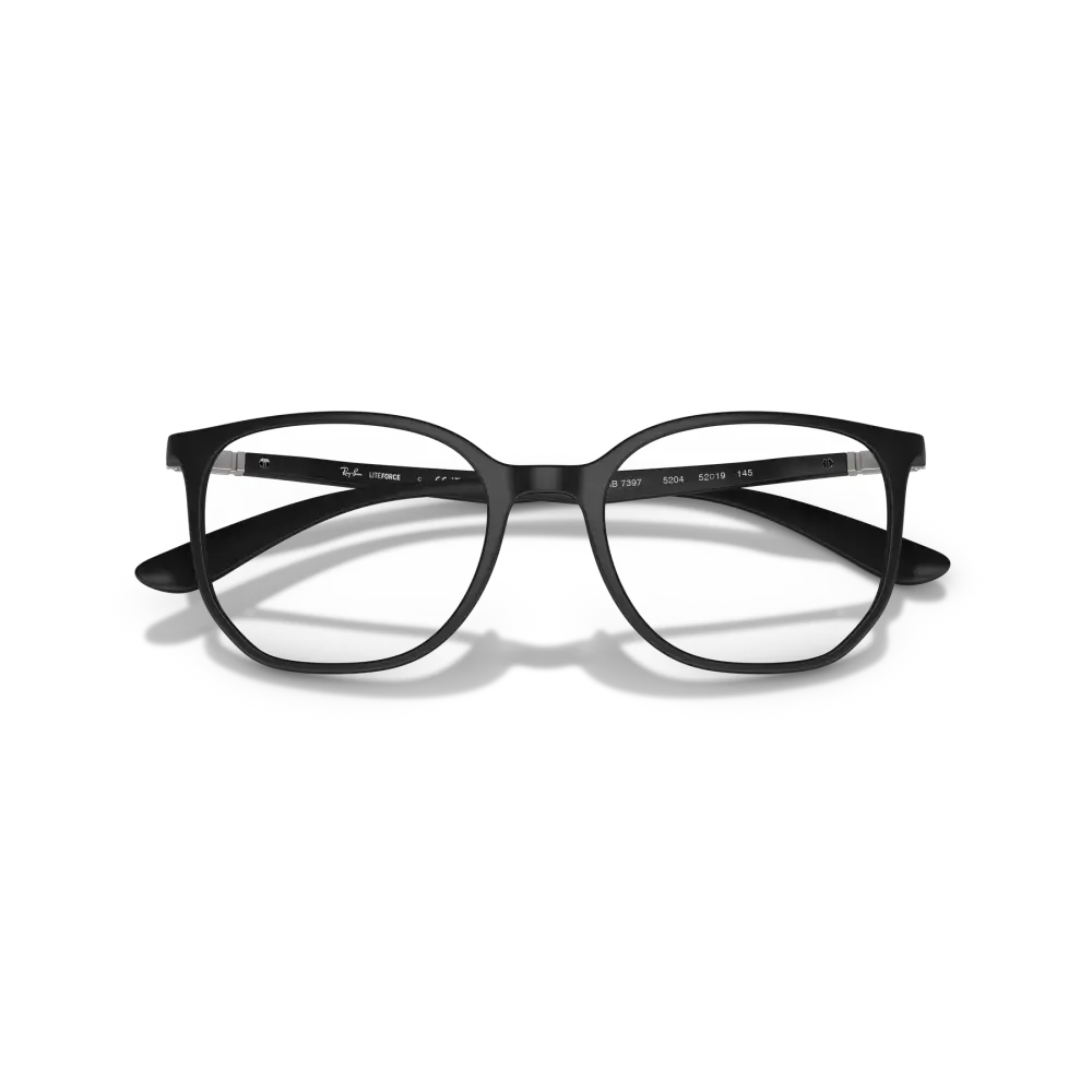 Occhiali Ray-Ban Elliot Liteforce RB7397 5204 montatura nera rettangolare 52/19