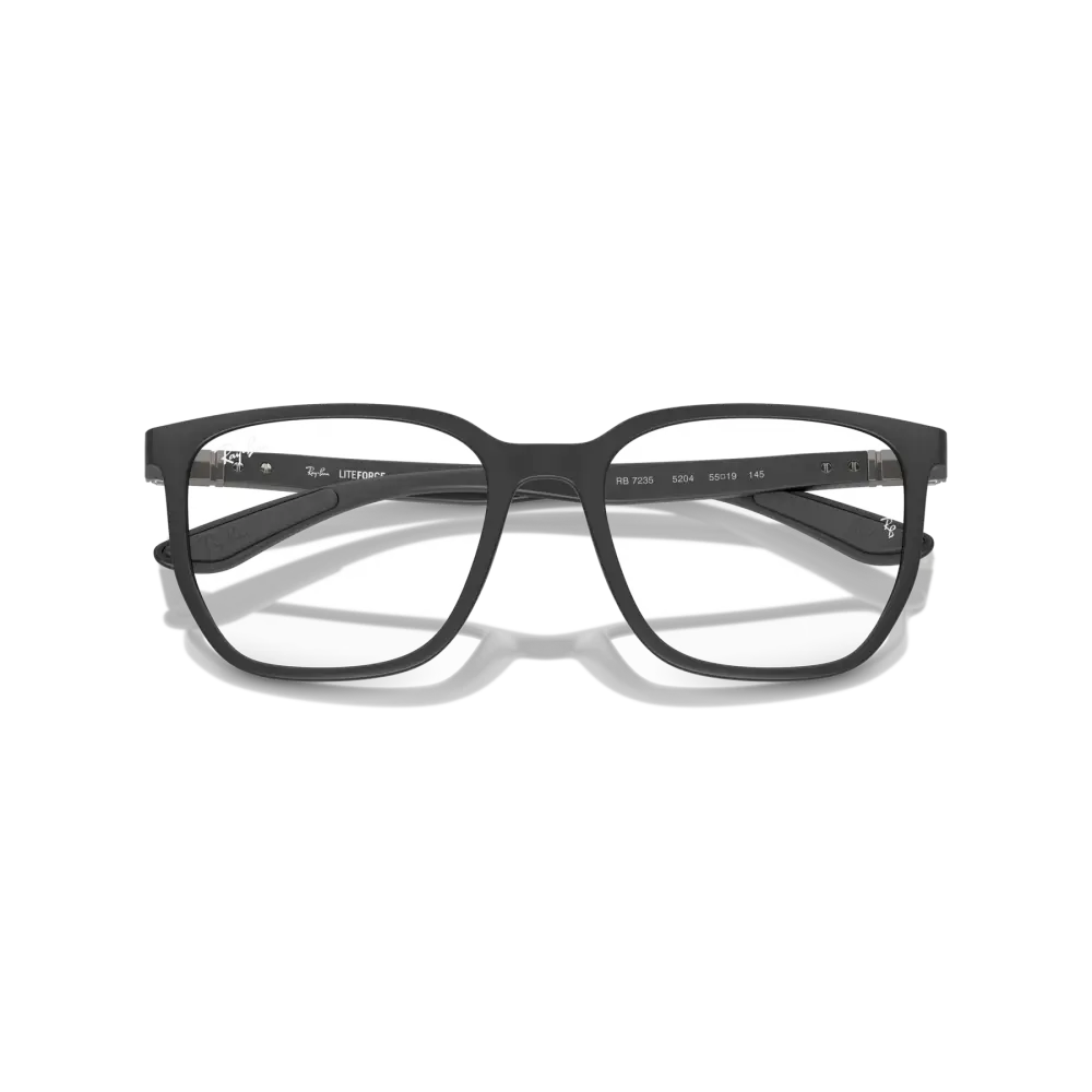 Montatura da vista Ray-Ban LiteForce unisex RB7235 nera rettangolare