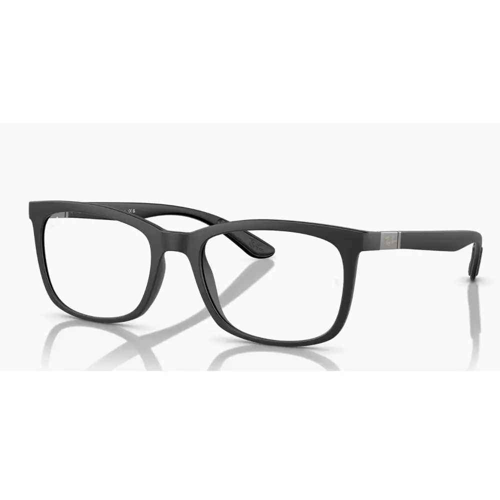 Occhiali Ray-Ban LiteForce RB7230 unisex 5204 54/19 neri opachi con terminali argento