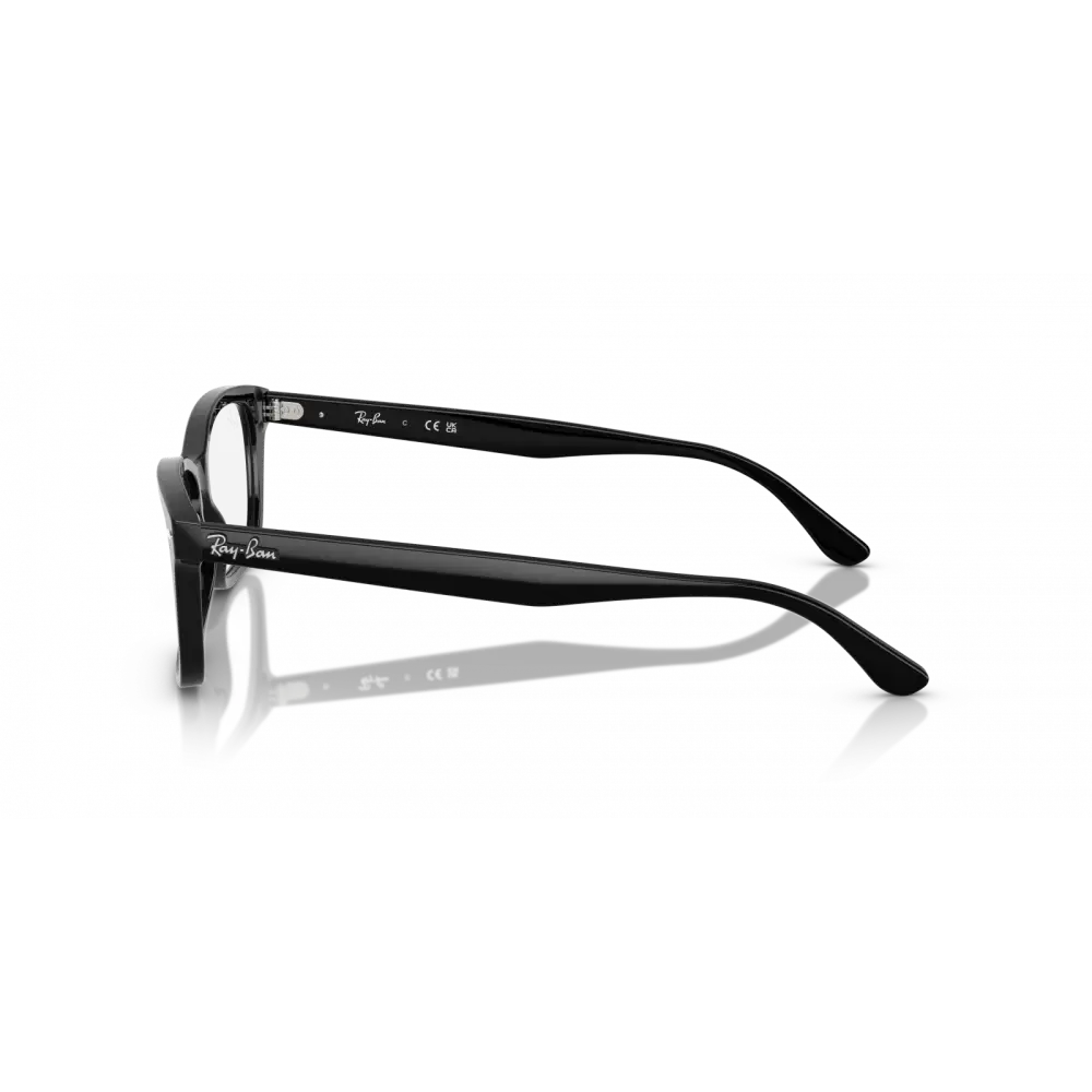 Ray Ban montatura da vista unisex RB5428 occhiali neri con montatura rettangolare moderna e elegante