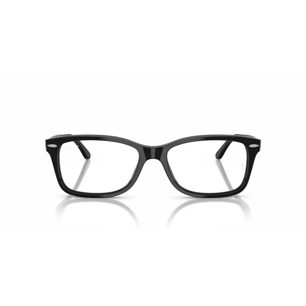 Ray ban montatura da vista unisex rb5428 occhiali con montatura rettangolare nera dal design moderno