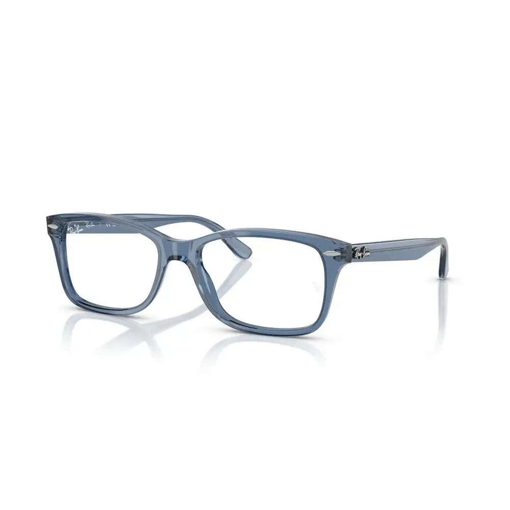 Occhiali Ray-Ban RB5428 unisex 8223 53/17 trasparenti blu montatura rettangolare moderna