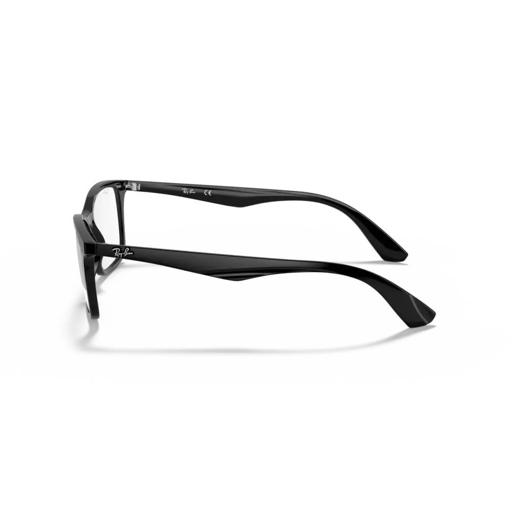 Occhiali Ray-Ban RB7047 unisex montatura nera rettangolare moderna