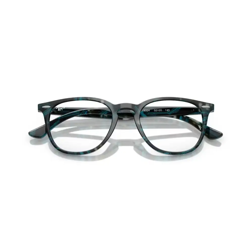 Ray-Ban RB7159 unisex montatura vista teal nero 8394