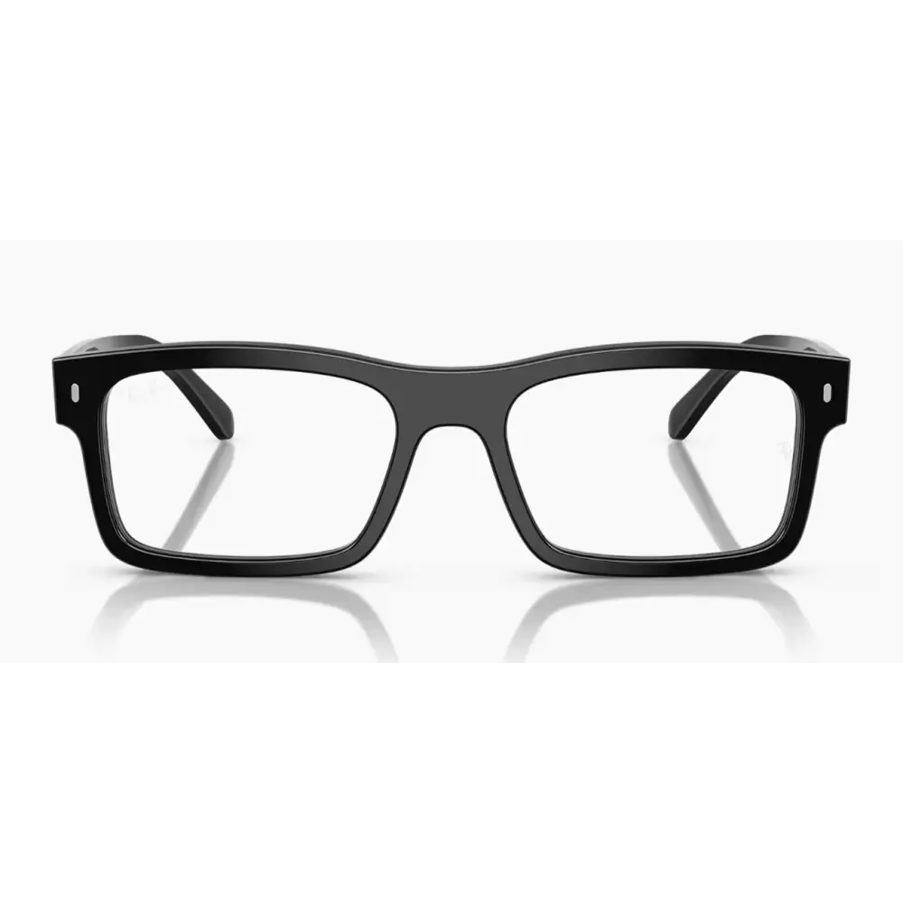 Montatura da vista Ray-Ban RB5435 uomo nera rettangolare moderna