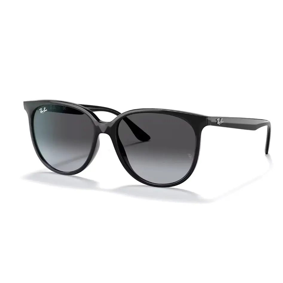 Occhiali da sole Ray-Ban donna RB4378 601/8G neri con lenti gradienti opache