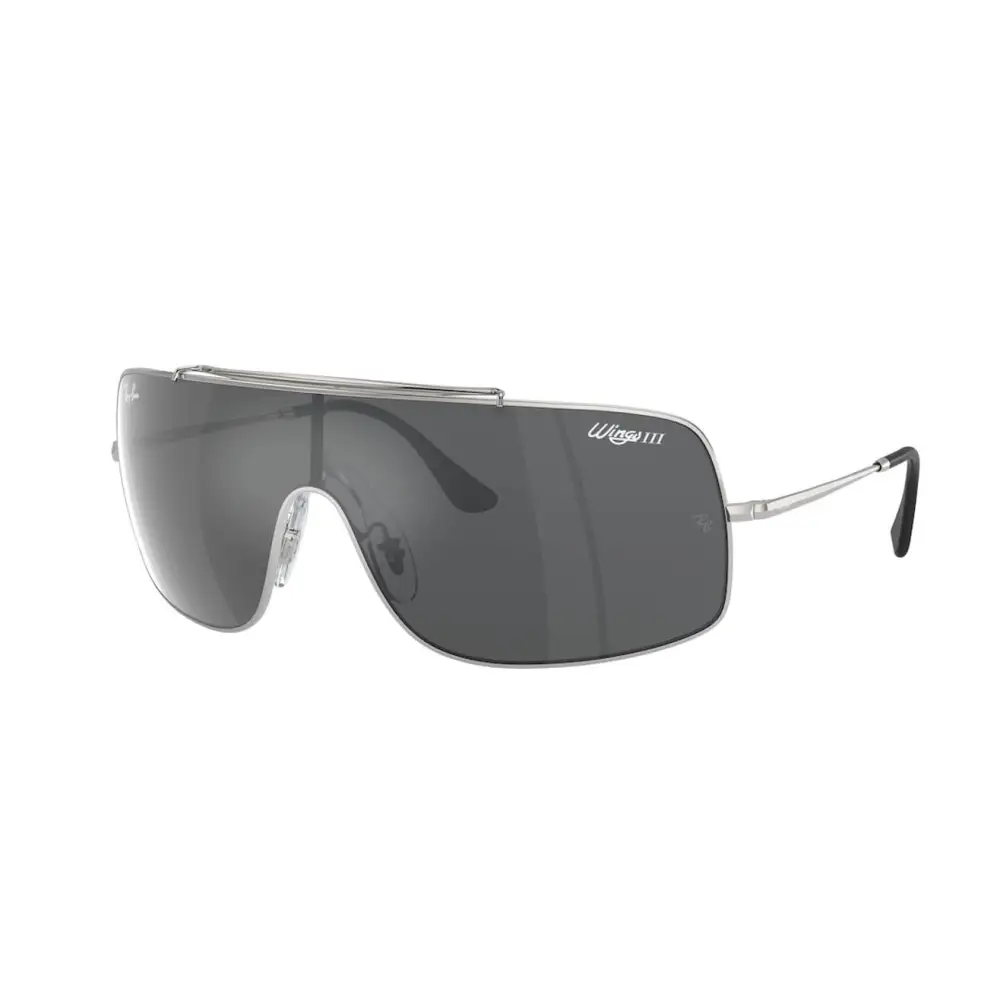 Occhiali da sole Ray-Ban RB3897 unisex argento con lenti scure