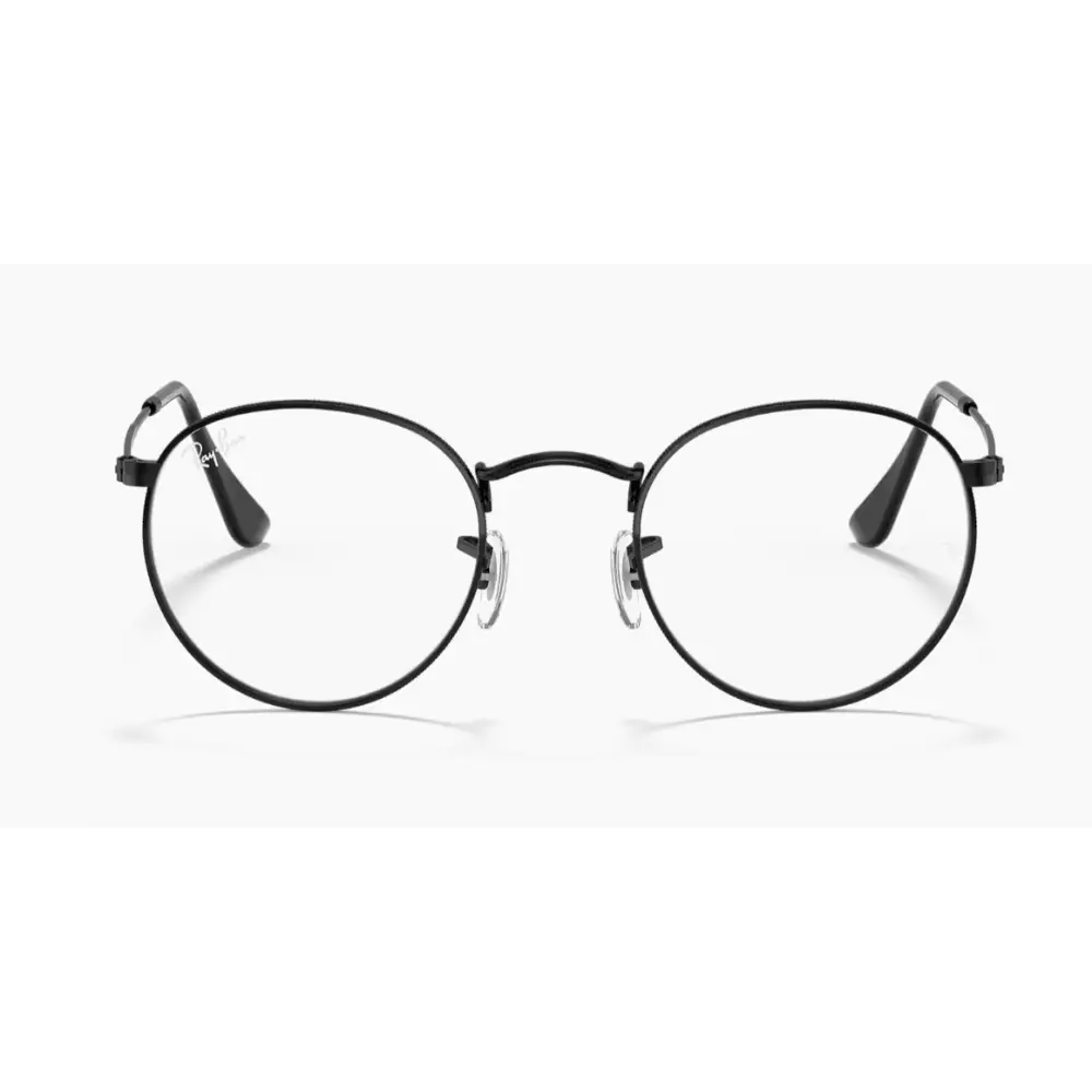 Occhiali Ray-Ban Round Metal RB3447V unisex, montatura nera tonda metallo calibro 50/21