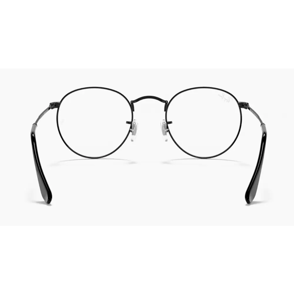 Ray-Ban Round Metal RB3447V occhiali da vista unisex neri tondi metallo 50/21
