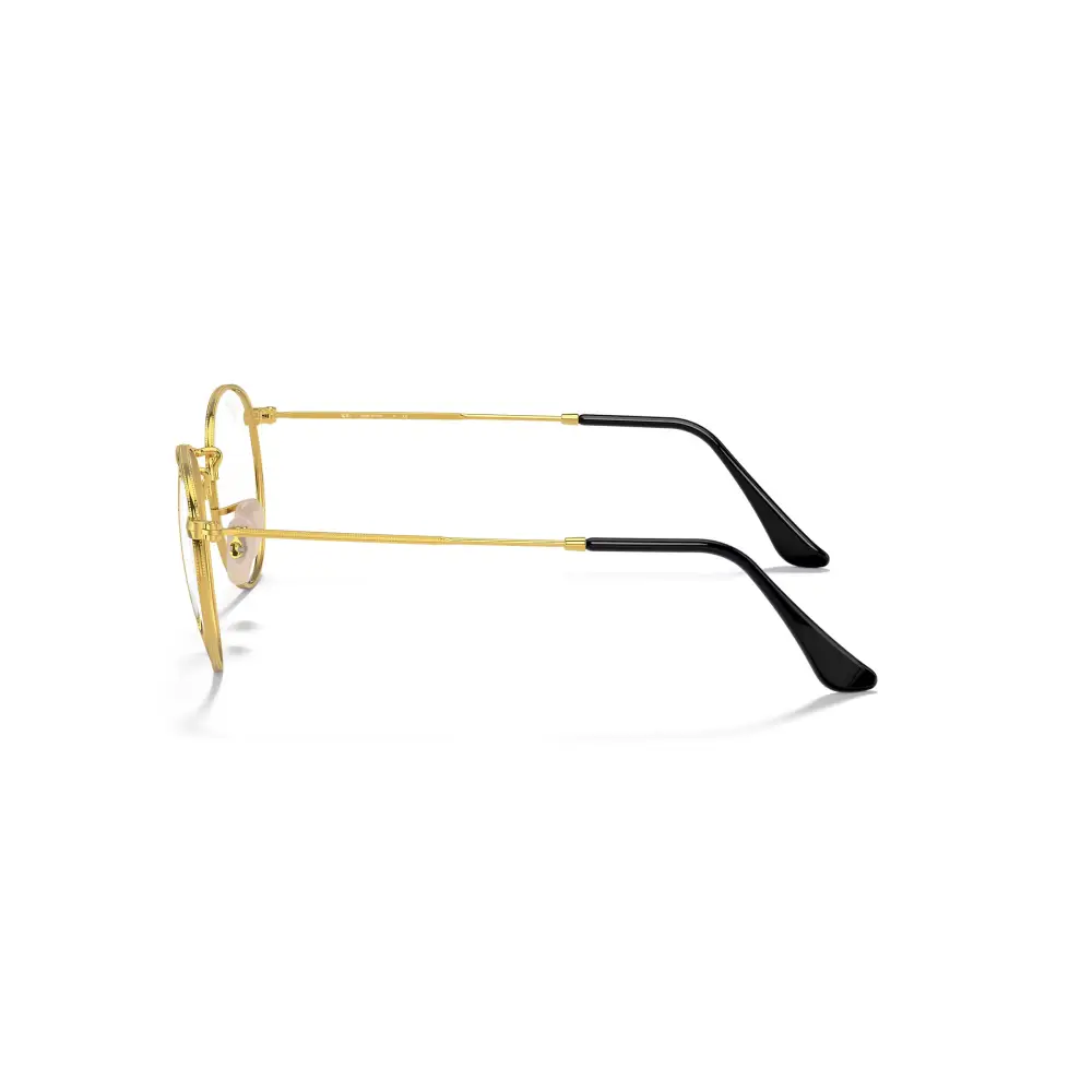 Ray-Ban ROUND METAL RB3447V occhiali tondi oro con terminali neri