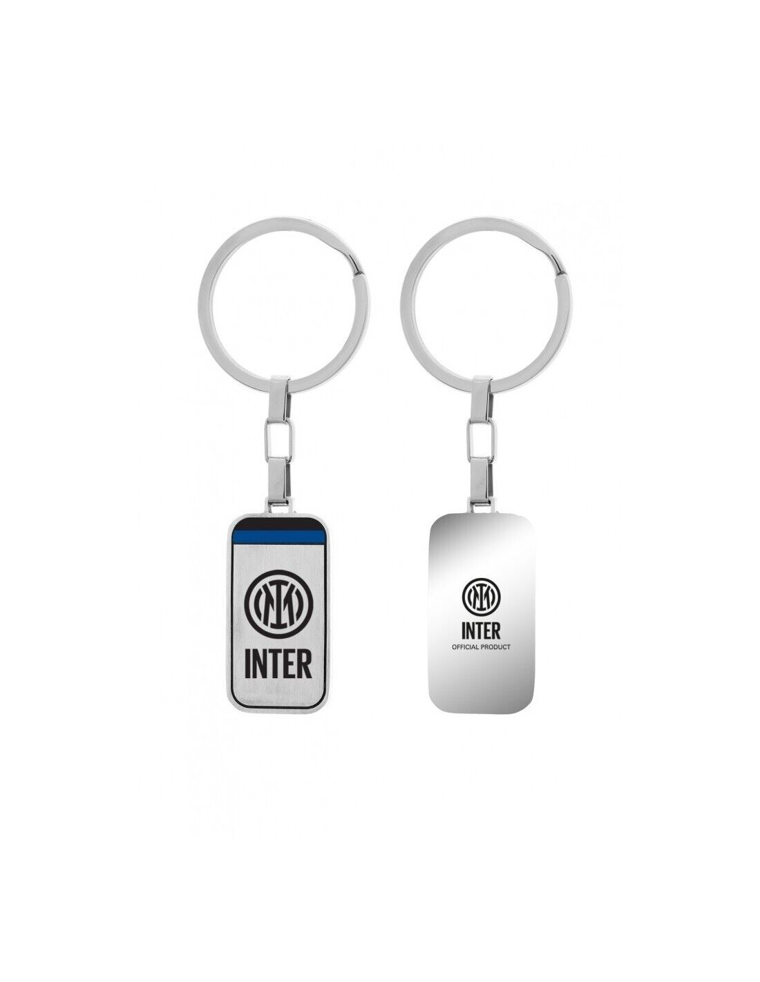 INTER Portachiavi Ufficiale Inter Con Targhetta E Stemma Inter B-IP002XAB
