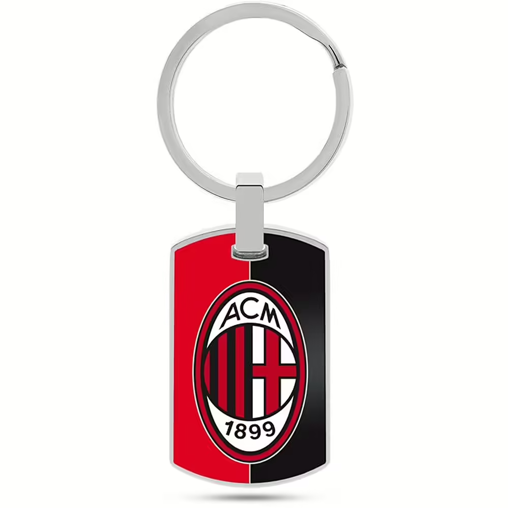 AC MILAN Portachiavi Ufficiale Milan Con Targhetta E Stemma AC MILAN B-MP003XAR