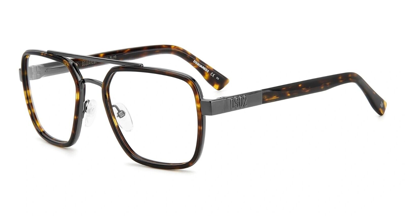 DSQUARED2 Montatura Da Vista Uomo D2 0064 Colore EKP Calibro 55/19
