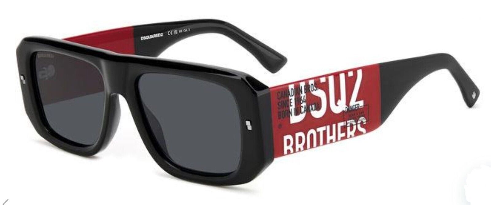 DSQUARED2  Occhiali Da Sole Uomo ICON D2 0107/S Colore OITIR Calibro 54/17