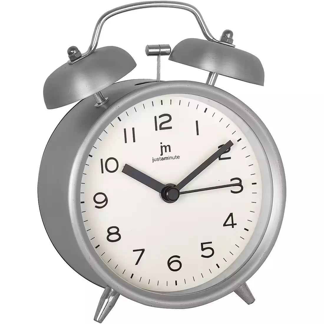 JUSTAMINUTE SVEGLIA ANALOGICA CON LUCE E SUONERIA A CAMPANA JA7111C