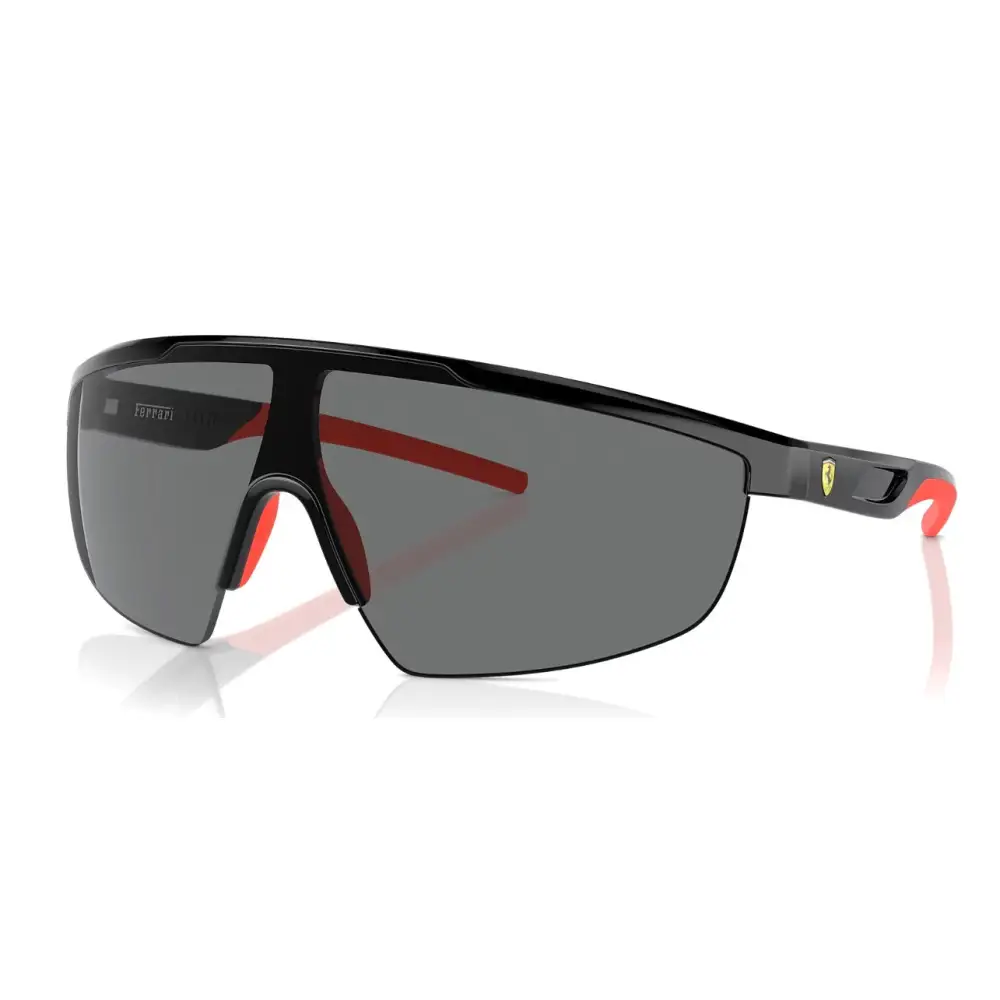 Occhiali da sole unisex Scuderie Ferrari FZ6005U neri e rossi con lenti scure