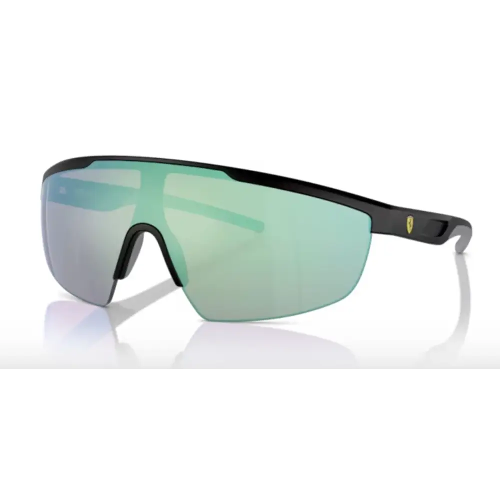 Occhiali da sole Scuderie Ferrari FZ6005U unisex, scudo nero e verde