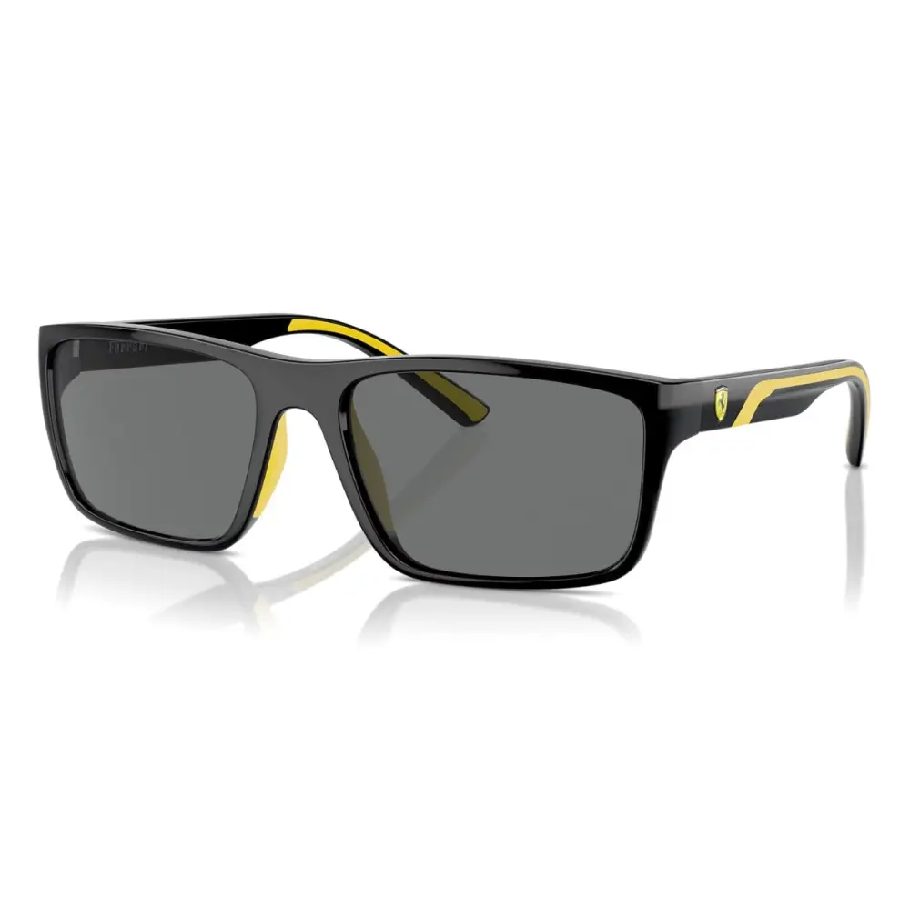 Occhiali da sole Scuderie Ferrari 0FZ6003U neri e gialli 501/87 59/18