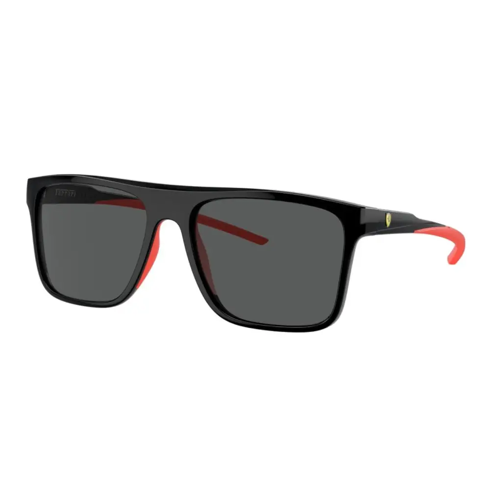 Occhiali da sole Scuderie Ferrari FZ6006 neri e rossi con lenti scure