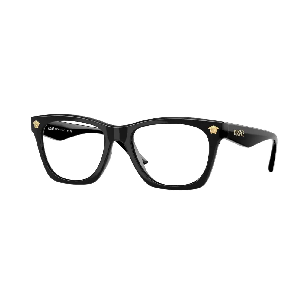 Occhiali Versace da vista donna VE3363-U GB1 neri con oro