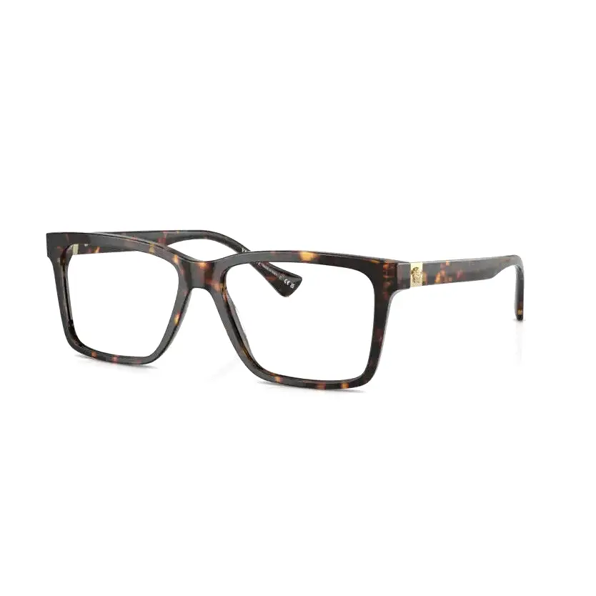 Occhiali da vista Versace VE3328 rettangolari tartaruga oro uomo 108 56