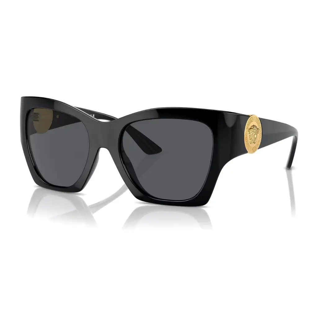 Occhiali da sole Versace VE4452 donna neri con Medusa dorata